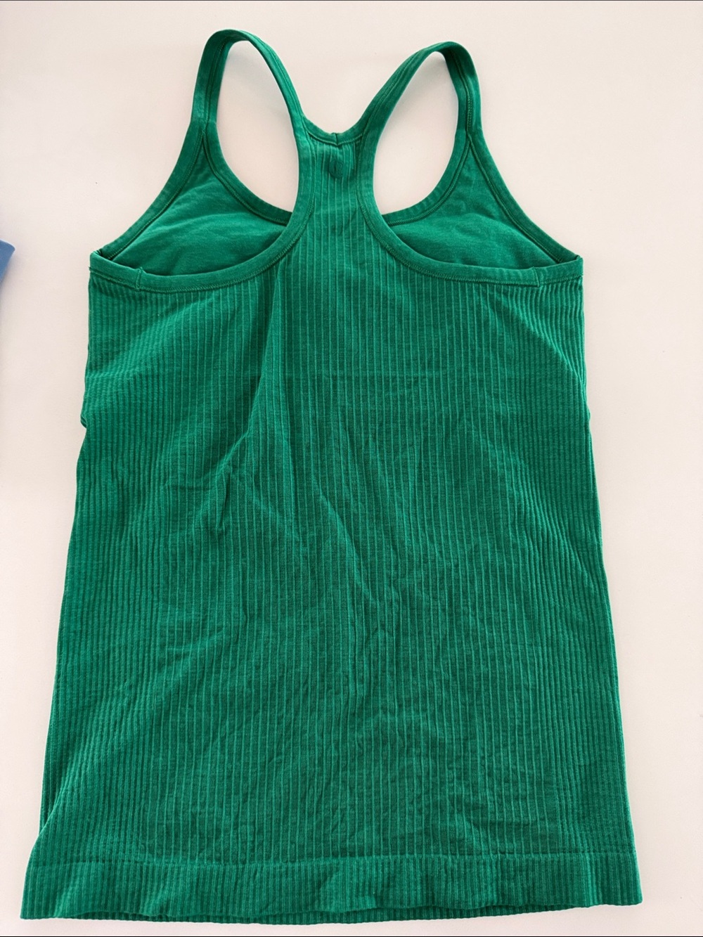 Lululemon Green Ribbed Racerback Tank Top 6